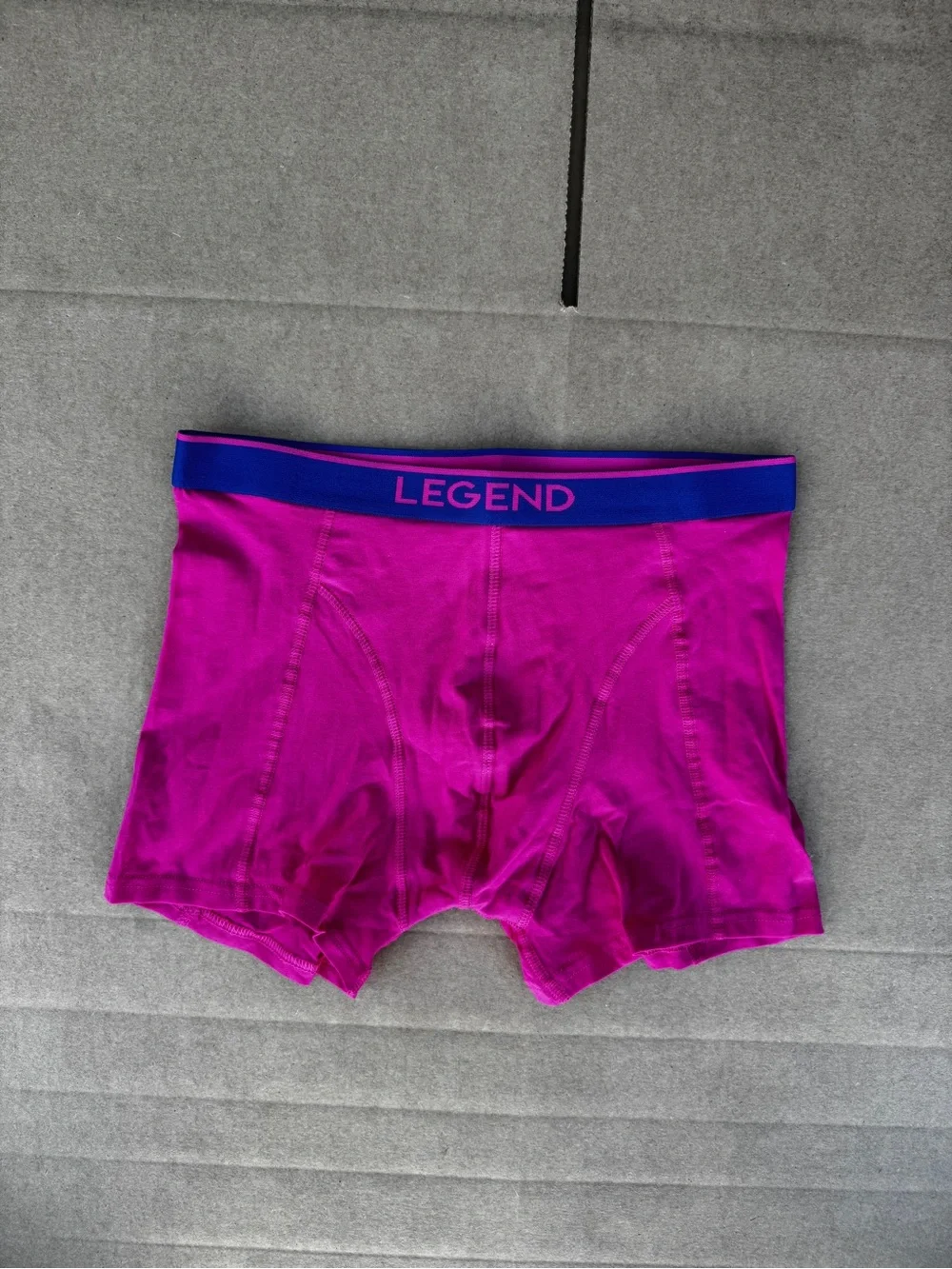 Legend Men’s Large Boxer Briefs 2-Pack Blue Pink New Without Tags